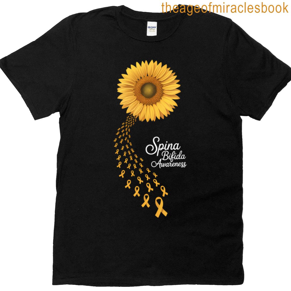 Daisy Flower Spina Bifida Awareness T-shirt