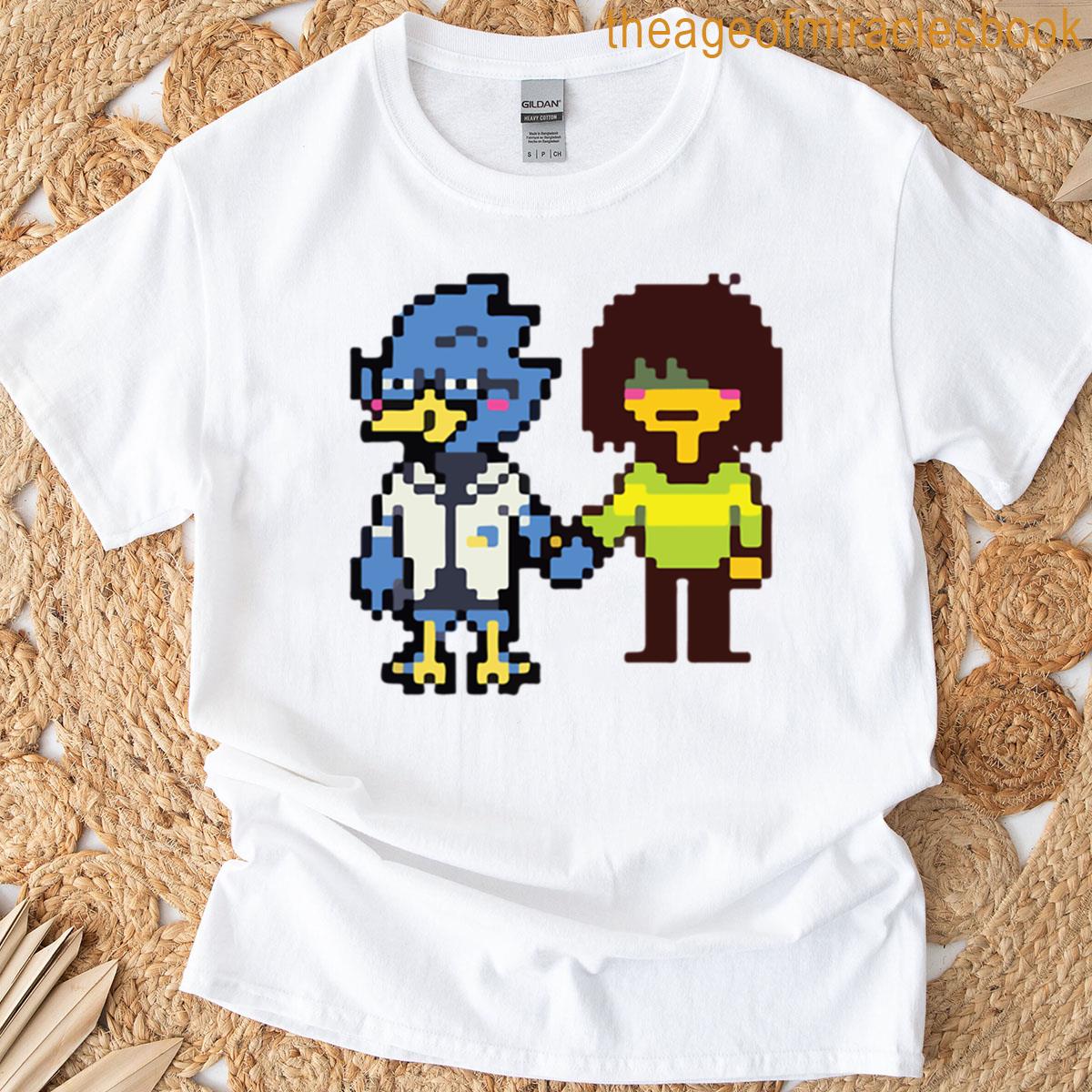 Deltarune Berdly And Kris Oversized T-shirt