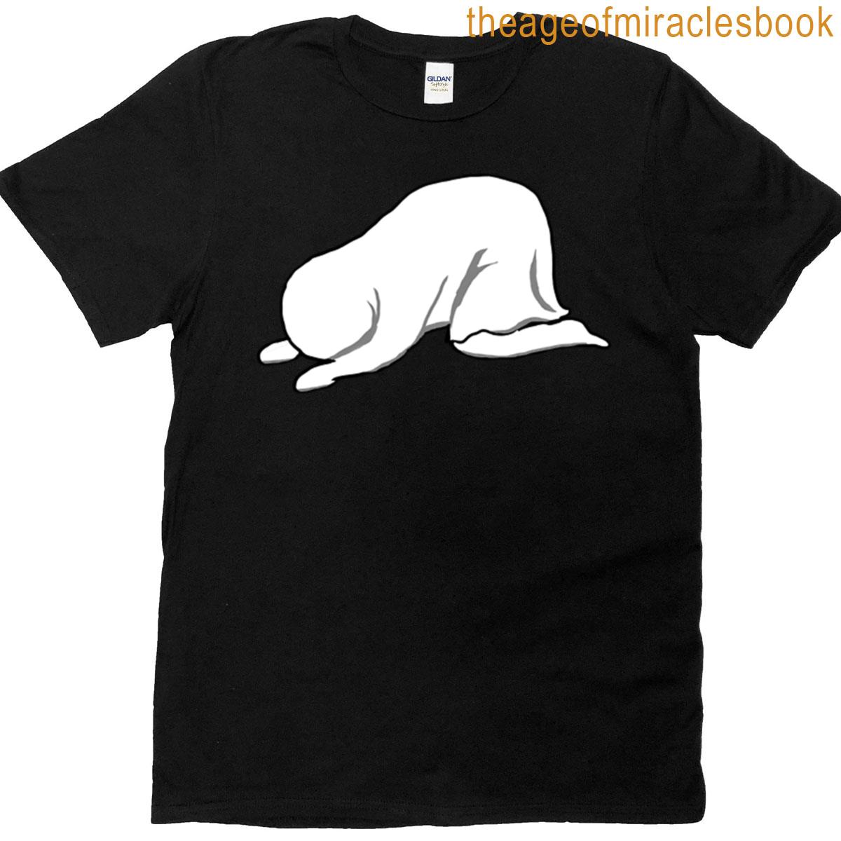 Ghost In Childs Pose – Ghost Yoga T-shirt