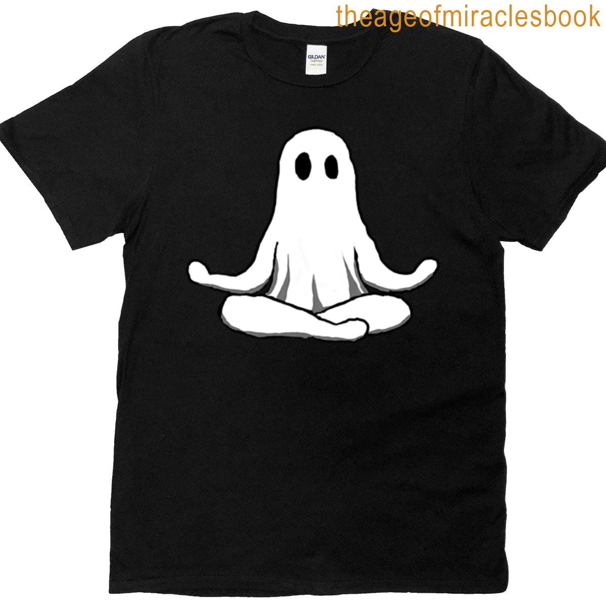 Ghost In Lotus Pose – Ghost Yoga T-shirt