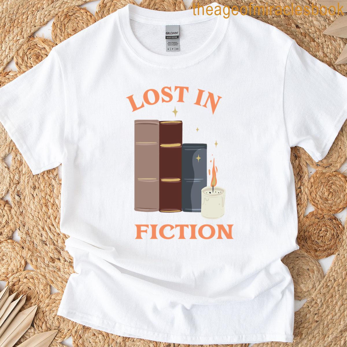 Lost In Fiction Fictional Reading T-shirt