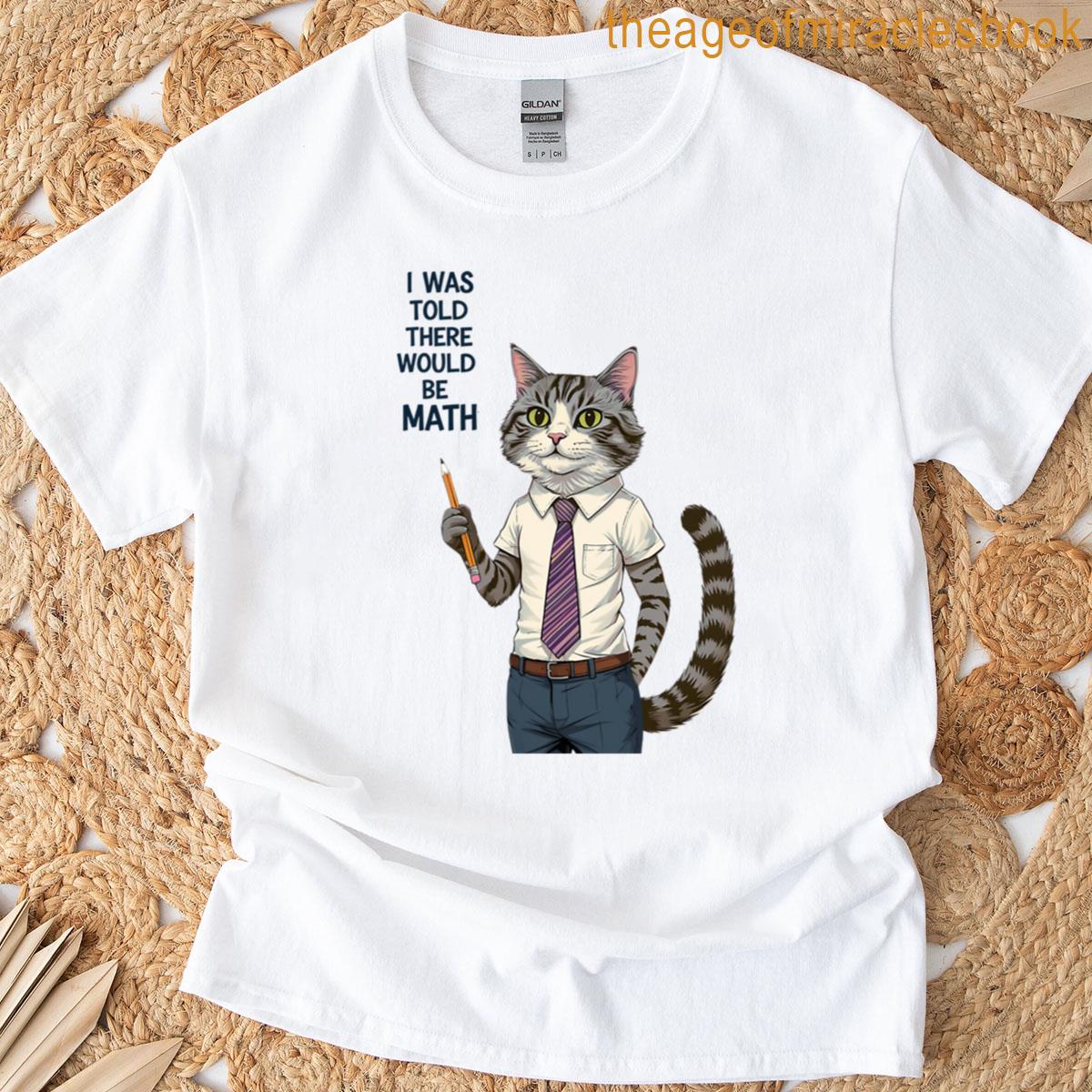 Math Cat Illustration T-shirt