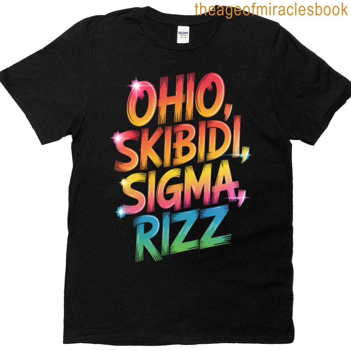 Ohio Skibidi Sigma Rizz Graffiti Meme T-shirt