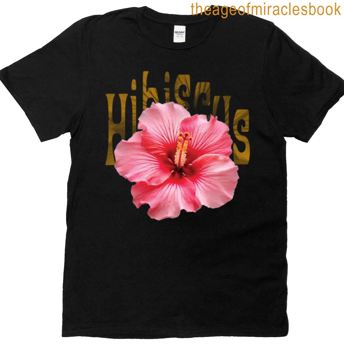 Pink Hibiscus Graphic T-shirt