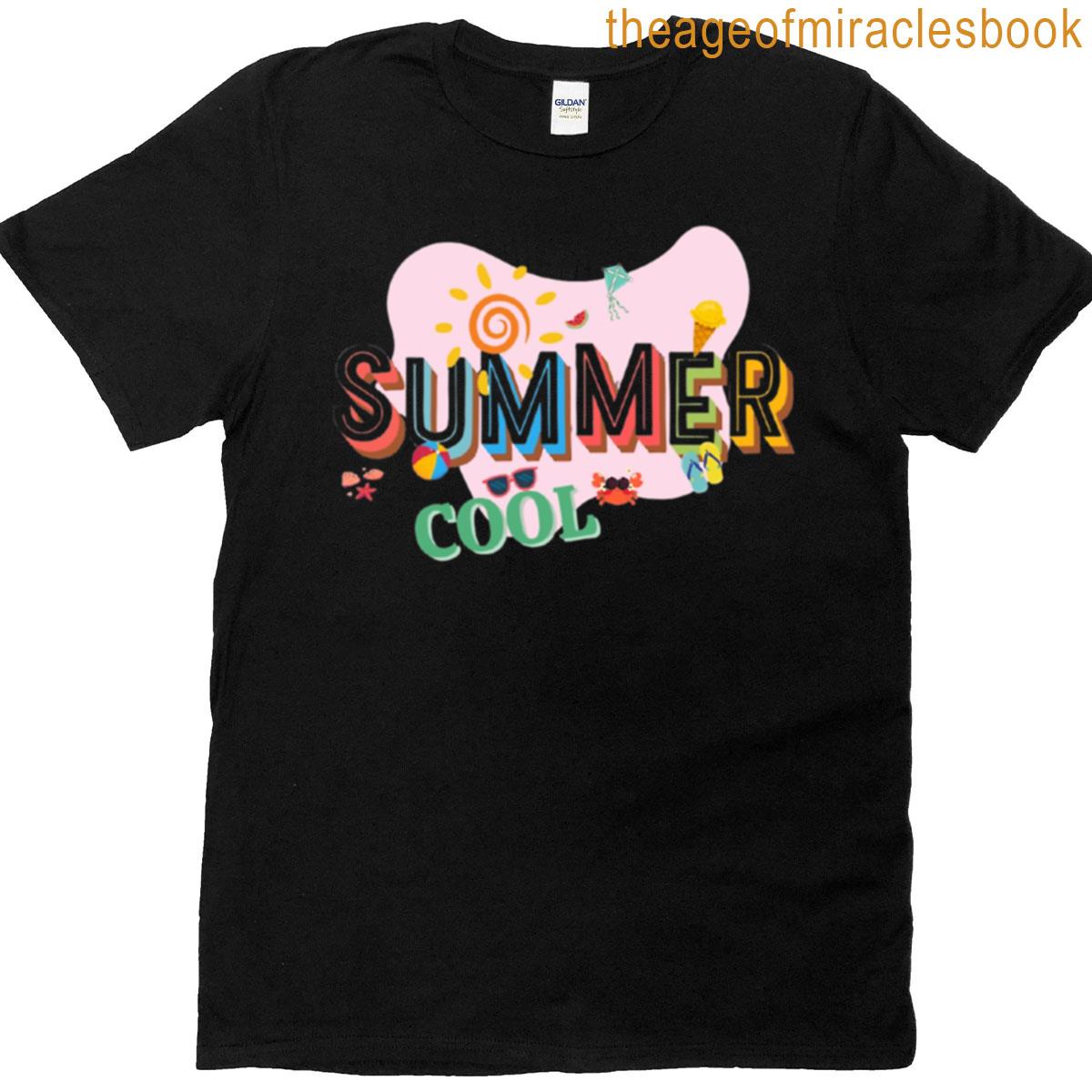 Playful Summer Cool Beach Vacation Vibes T-shirt