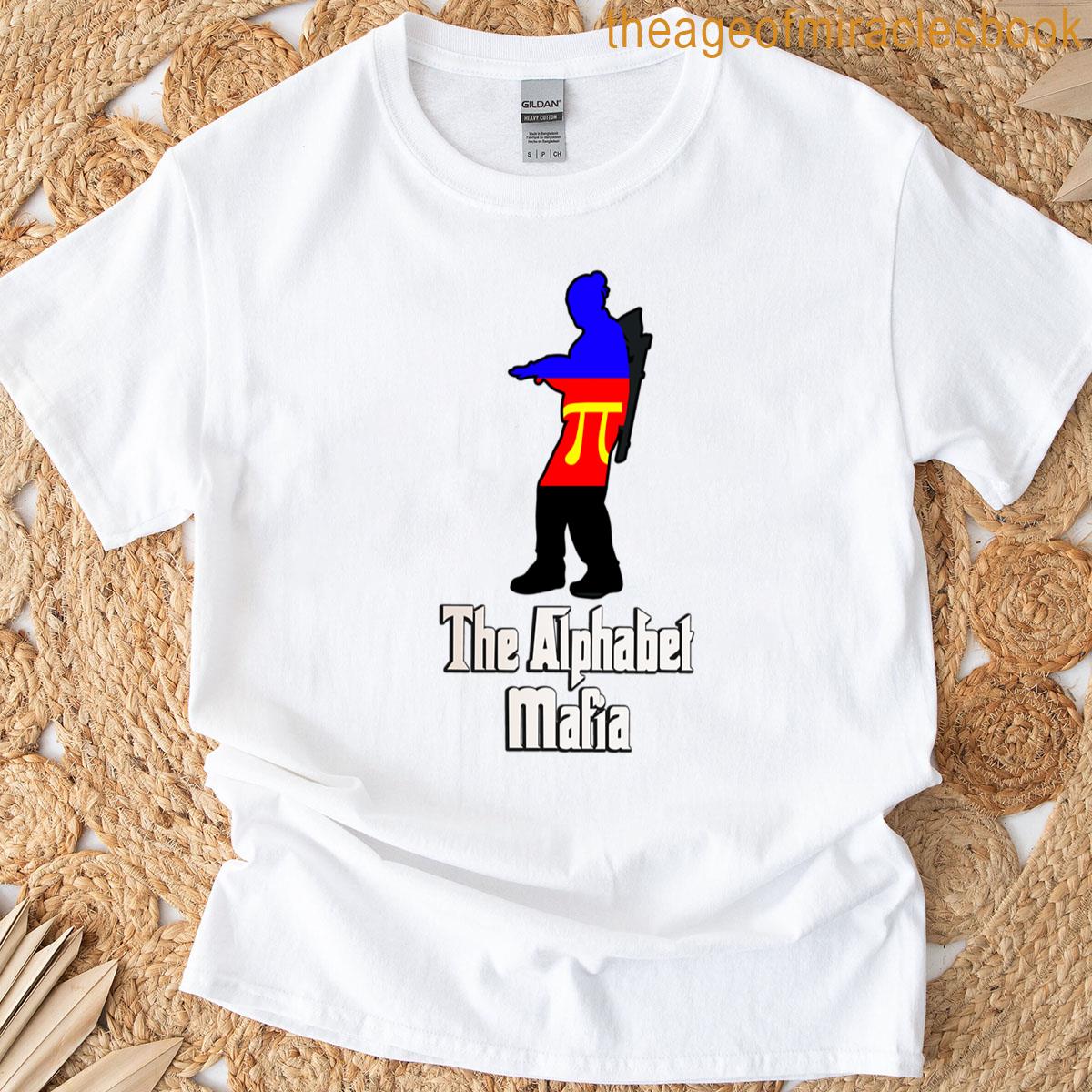 Polyamorous Pride Flag Alphabet Mafia Character T-shirt
