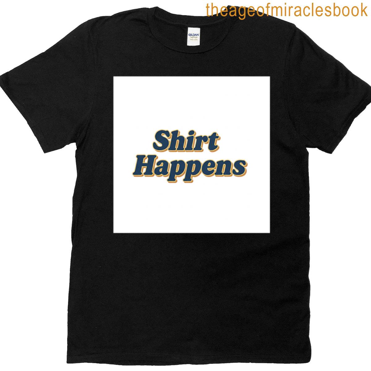 Retro Happens Funny Logo T-shirt