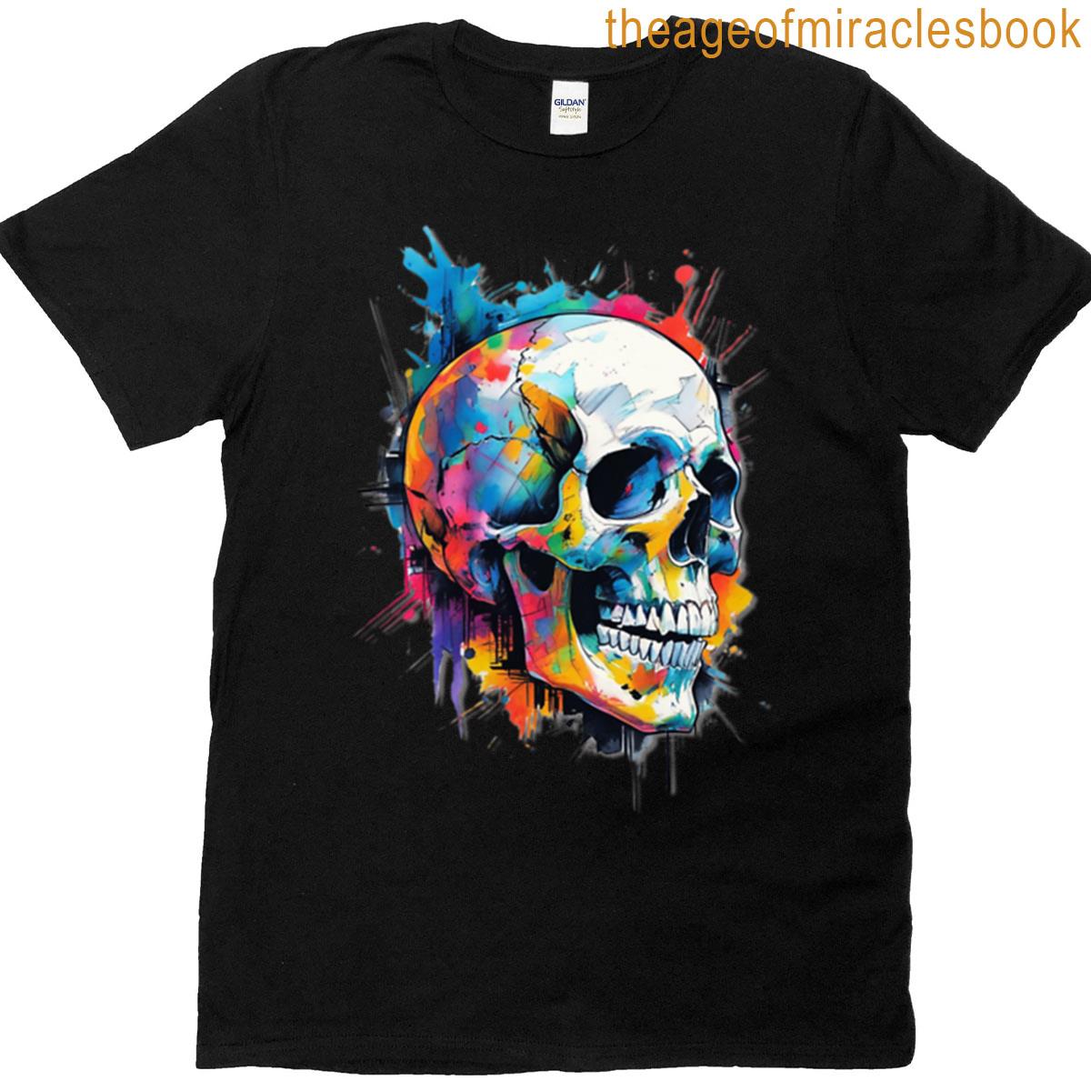 Splashed Skull T-shirt
