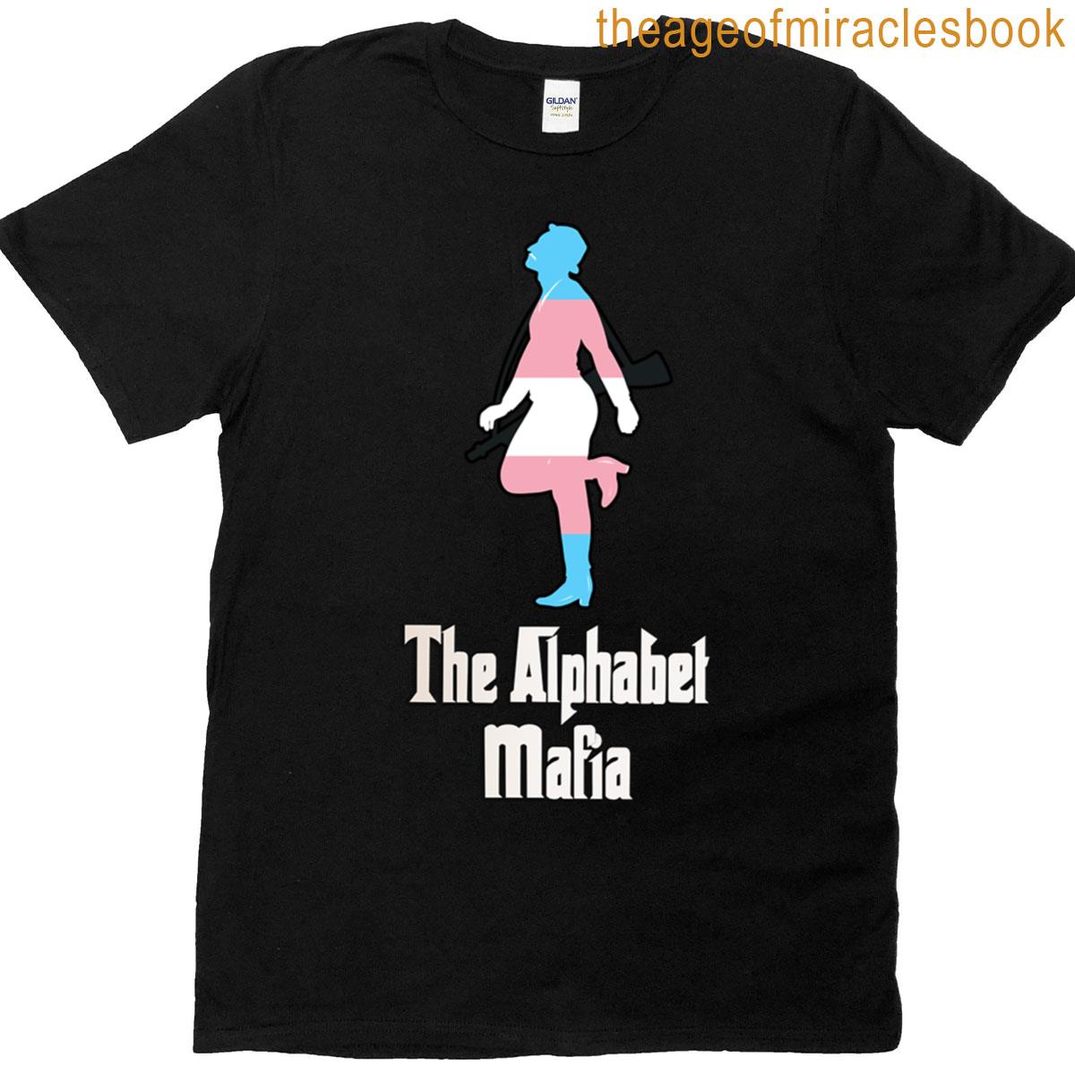 Trans Pride Flag Alphabet Mafia Character T-shirt