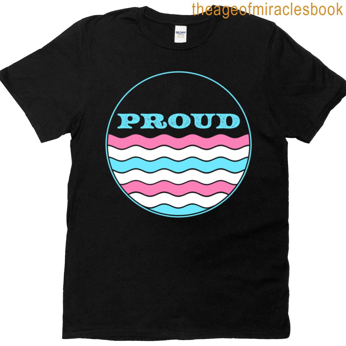 Wavy Stripe Proud Circle – Trans 2 T-shirt