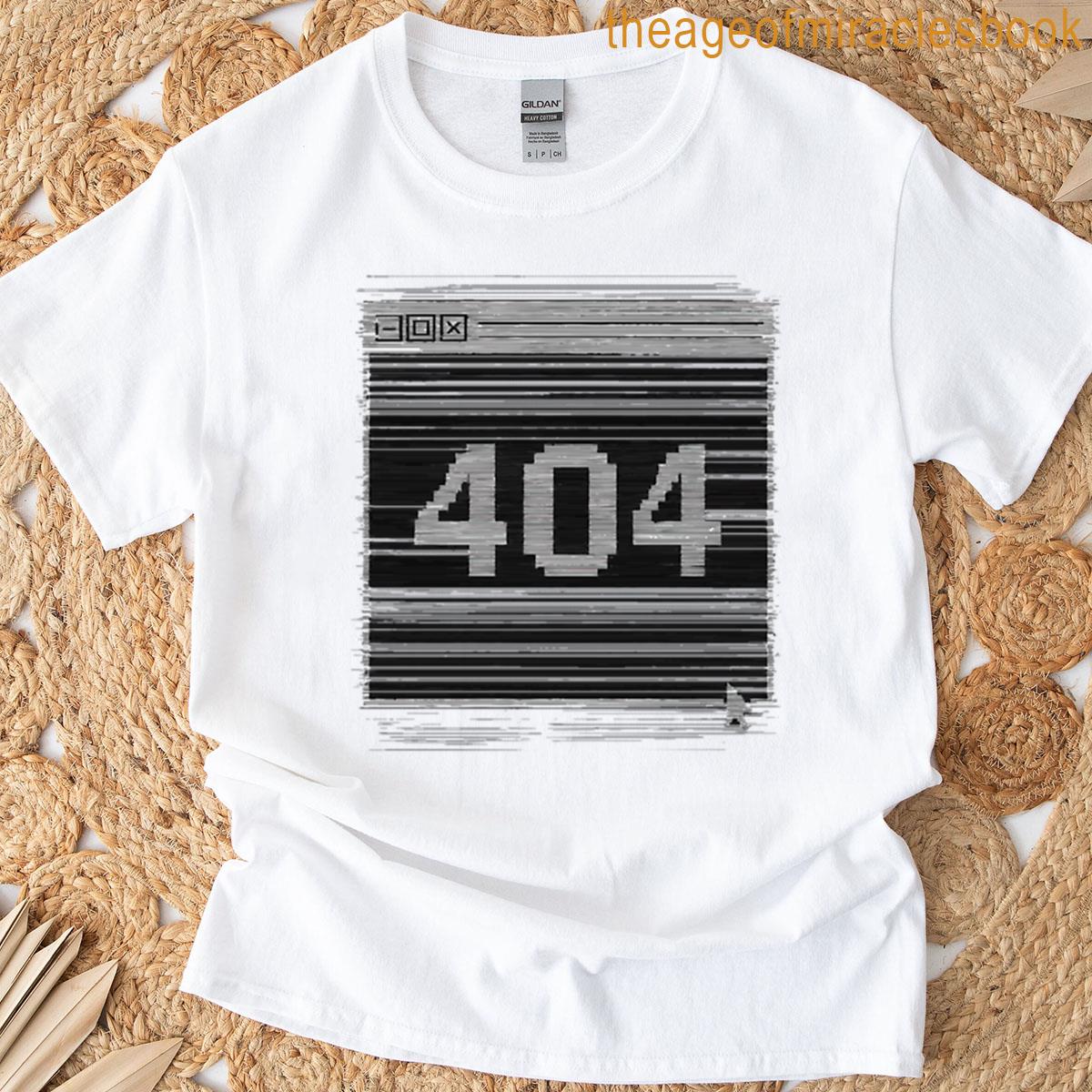 404 Glitch Window T-shirt