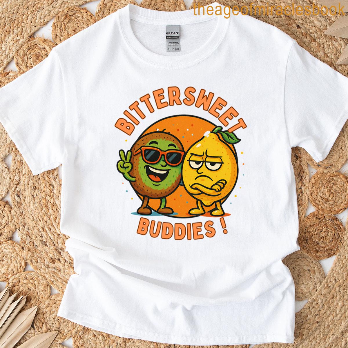 Bittersweet Buddies Cartoon Fruit Tee T-shirt