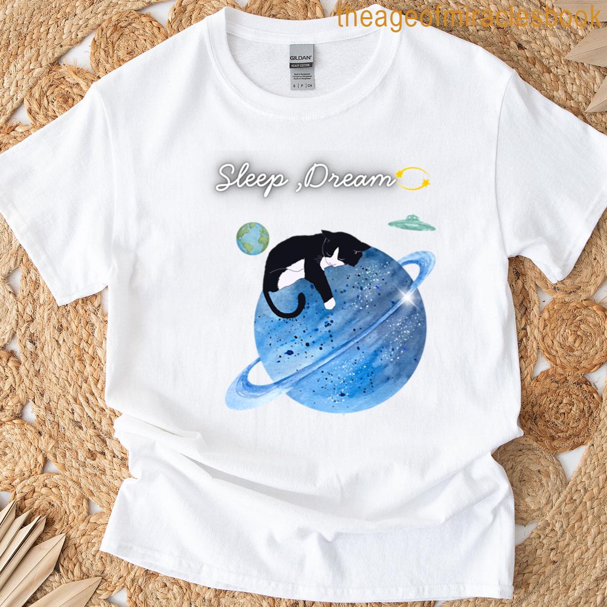 Cosmic Cat Repeat T-shirt
