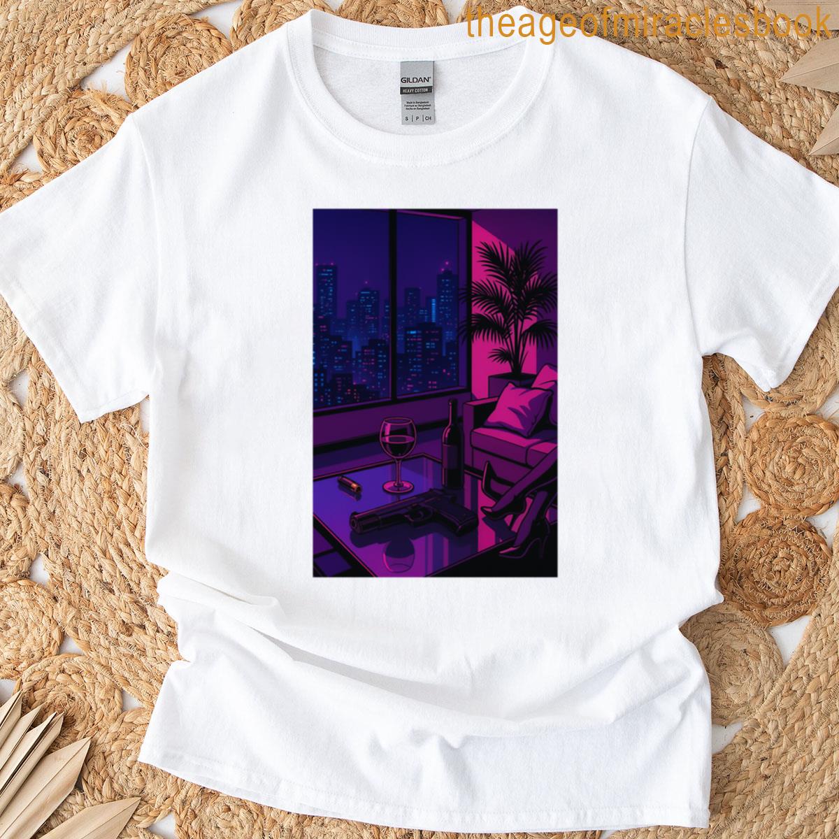 Deluxe Vaporwave Synthwave Aesthetic T-shirt