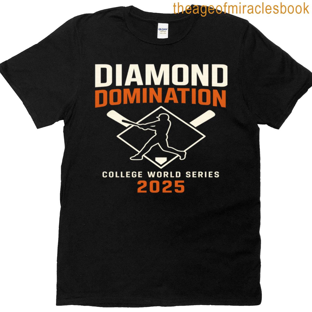 Diamond Domination Baseball Tee Cws 2025 T-shirt