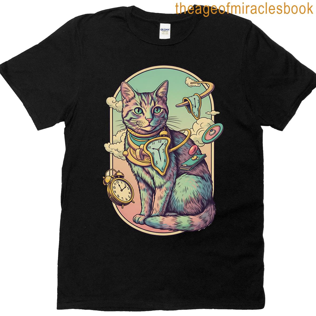 Retro Feline Dream T-shirt