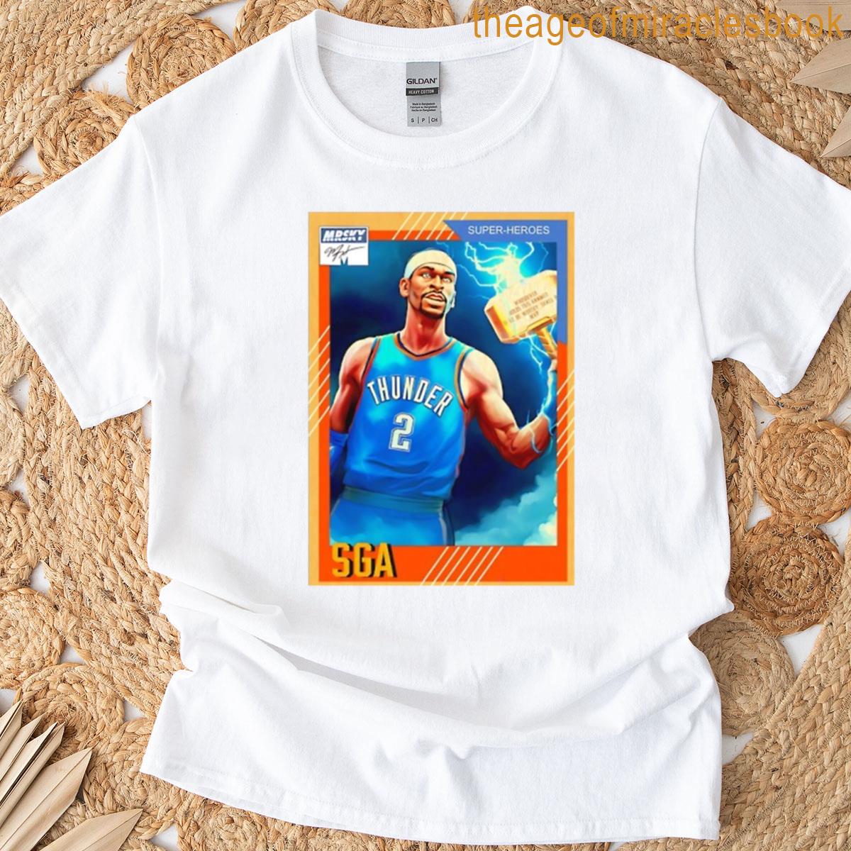 Sga Thunder Super Heroes Card T-shirt