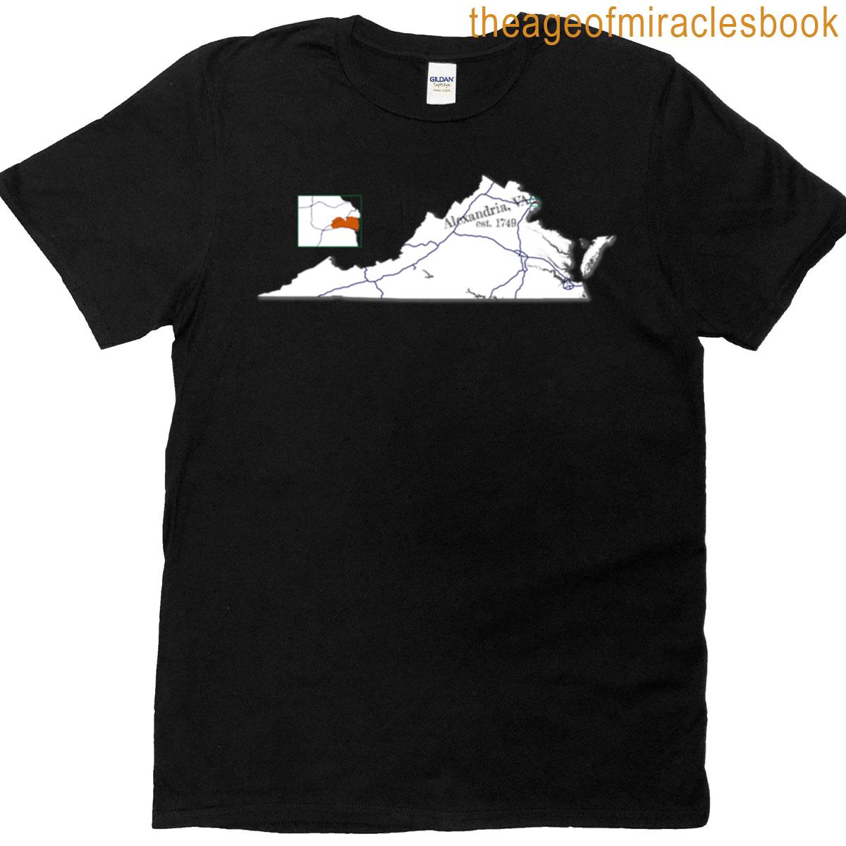 Alexandria Va White T-shirt