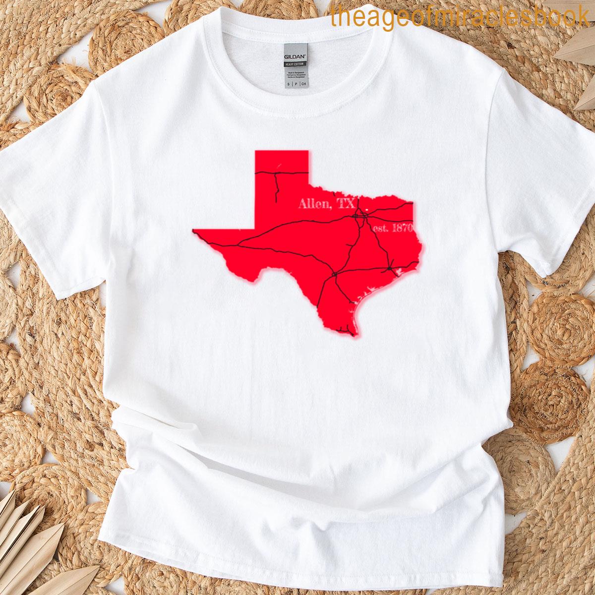 Allen Tx Red T-shirt
