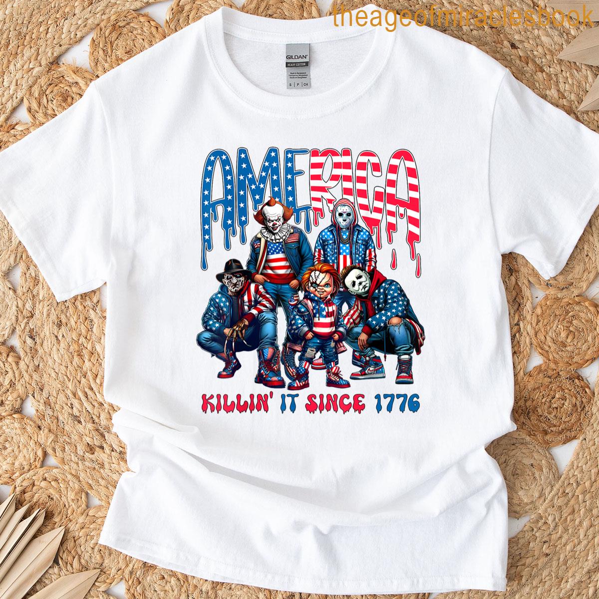 America Killing It Since 1776 T-shirt