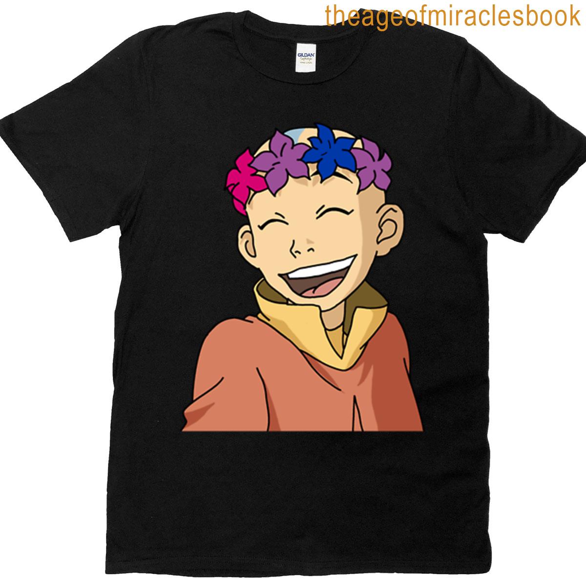 Bisexual Flower Crown Aang T-shirt