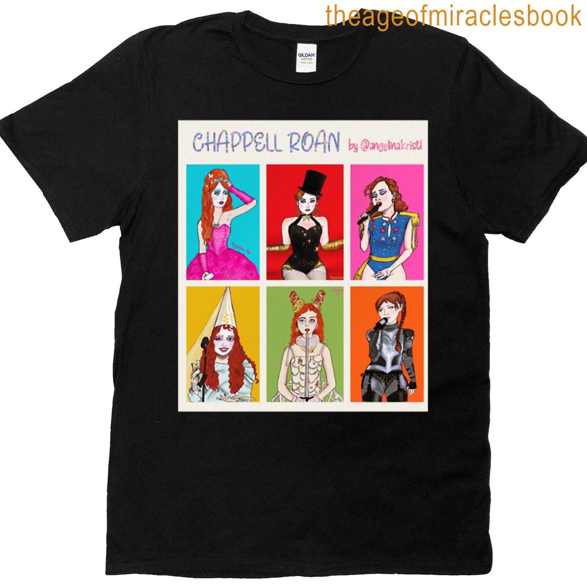 Chappell Roan Art Collage T-shirt