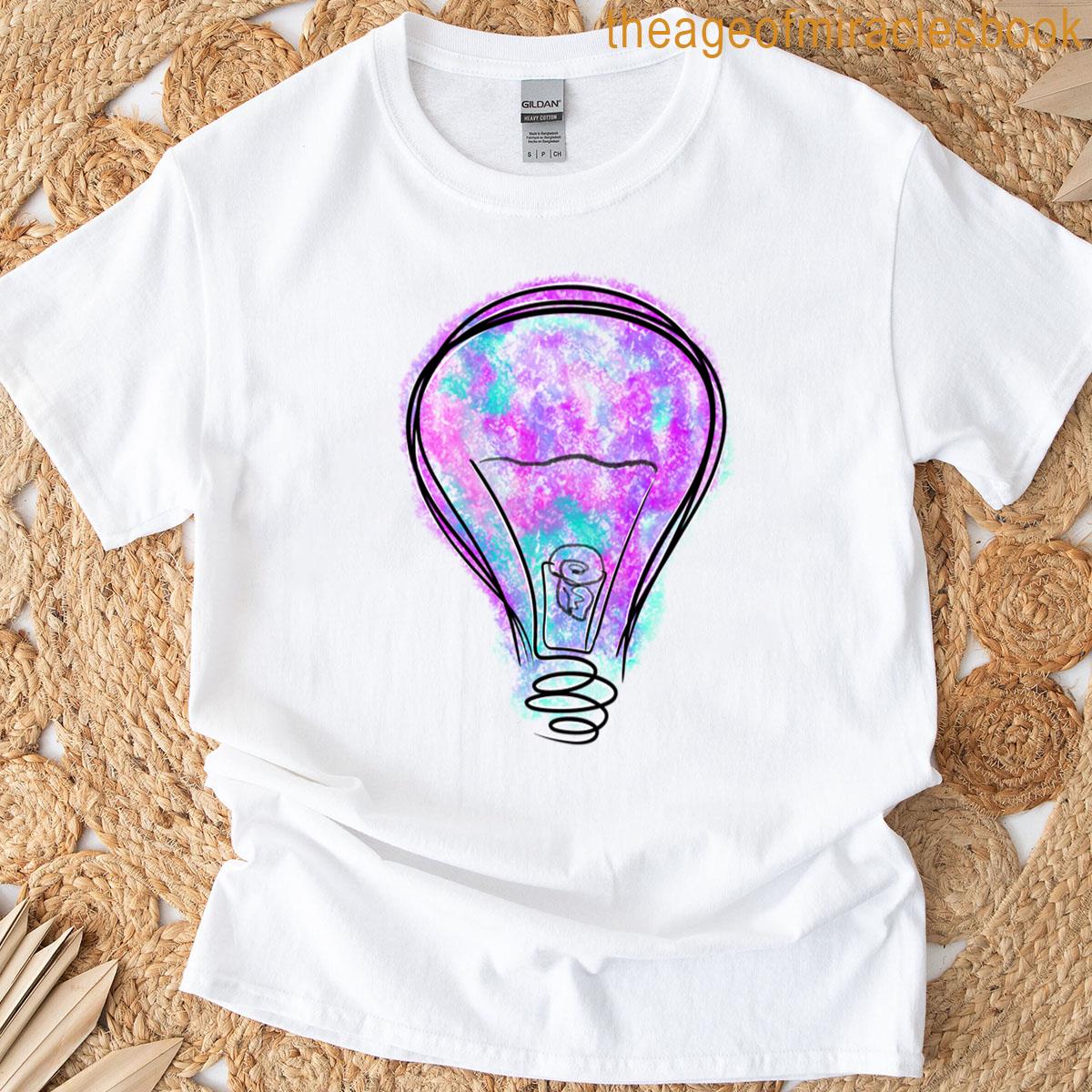 Colorful Lightbulb T-shirt
