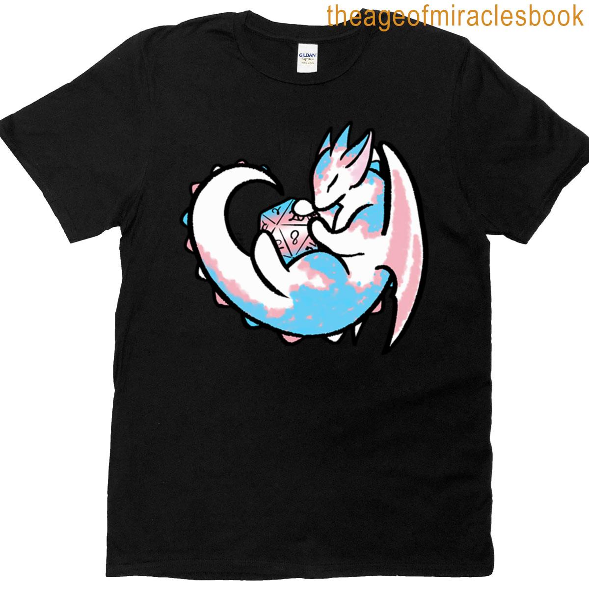 Cotton Candy D20 Dragon T-shirt