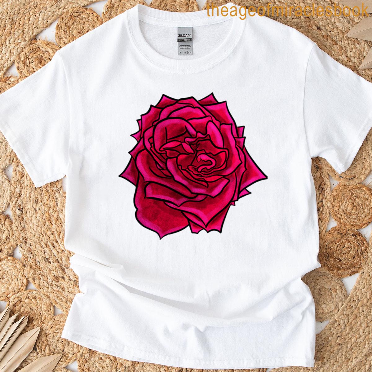 Fuchia Rose Oversized T-shirt