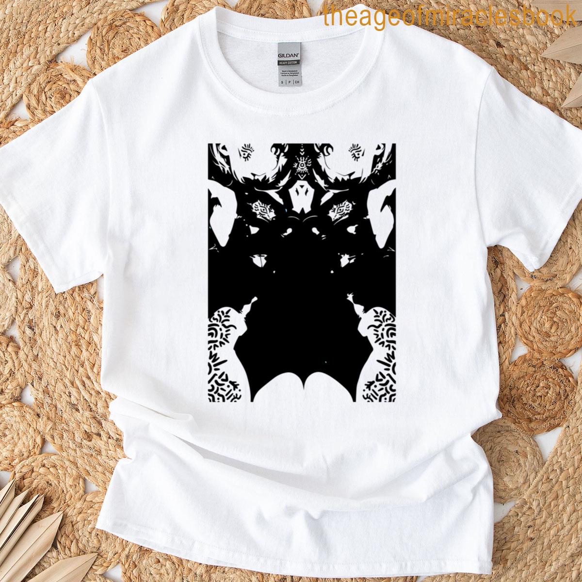 Identical Twins Marked Black Version Oversized T-shirt