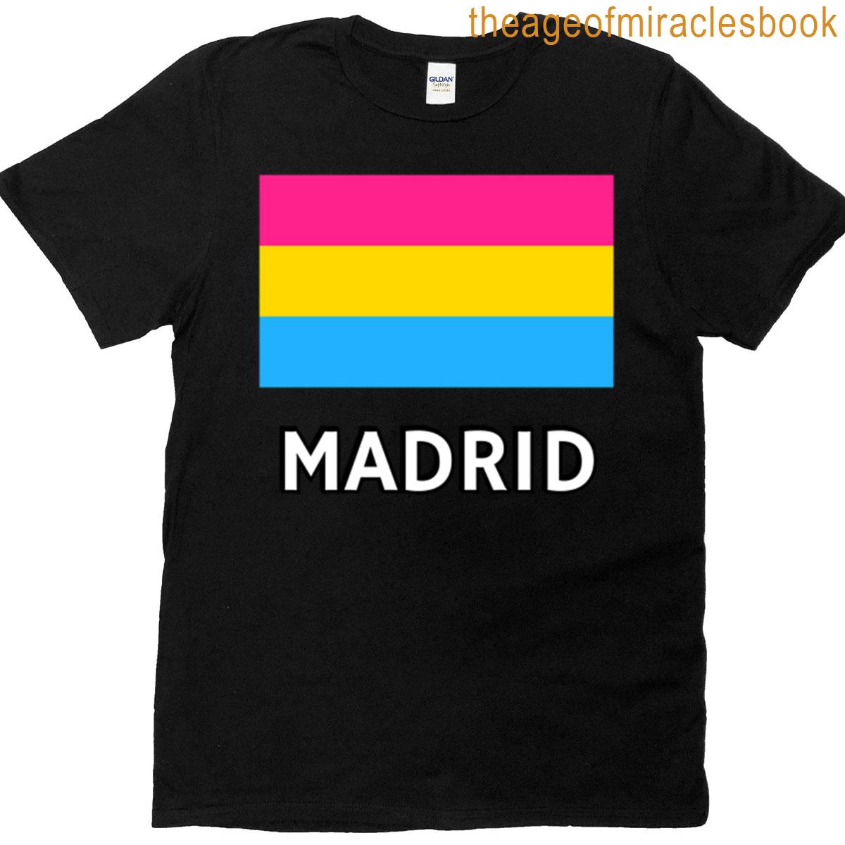 Pan Pride Flag Madrid T-shirt