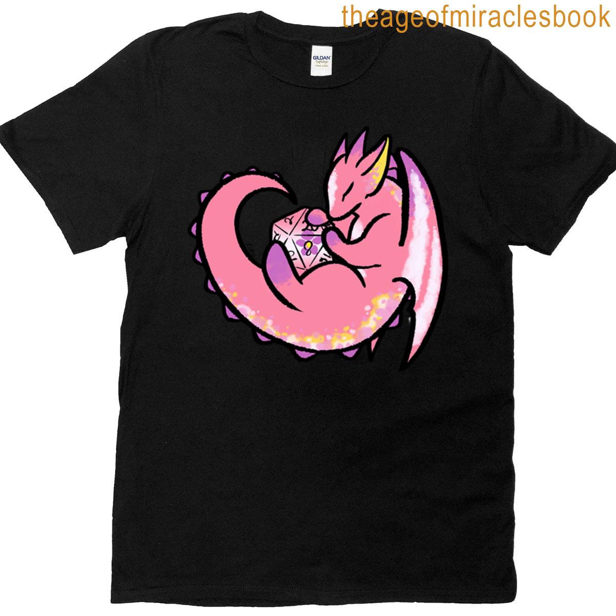 Petal D20 Dragon Oversized T-shirt