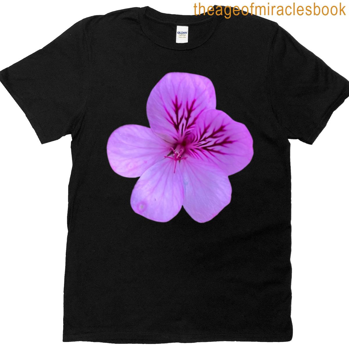 Purple Pink Cranes-bill T-shirt