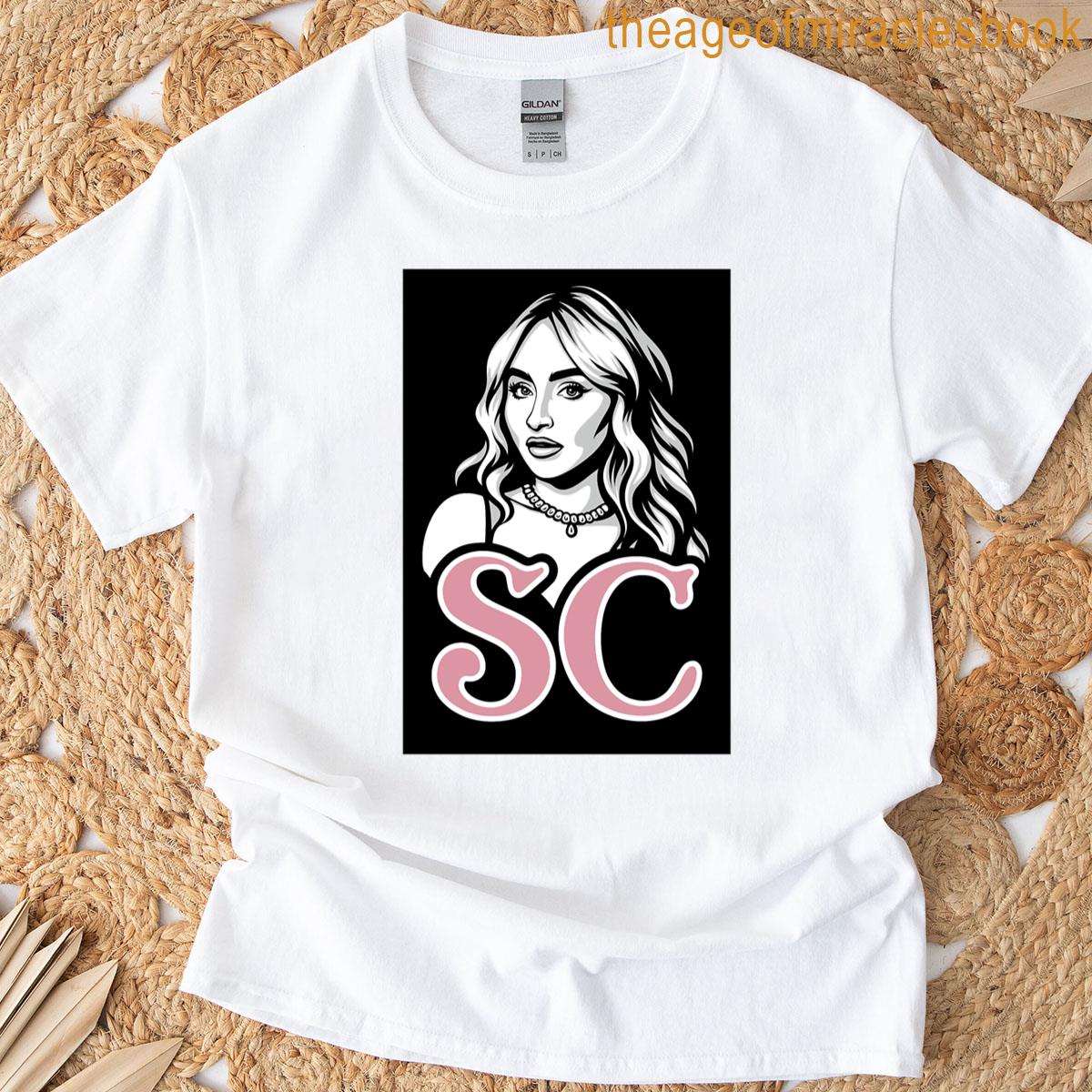 Sabrina Carpenter Pink Logo T-shirt