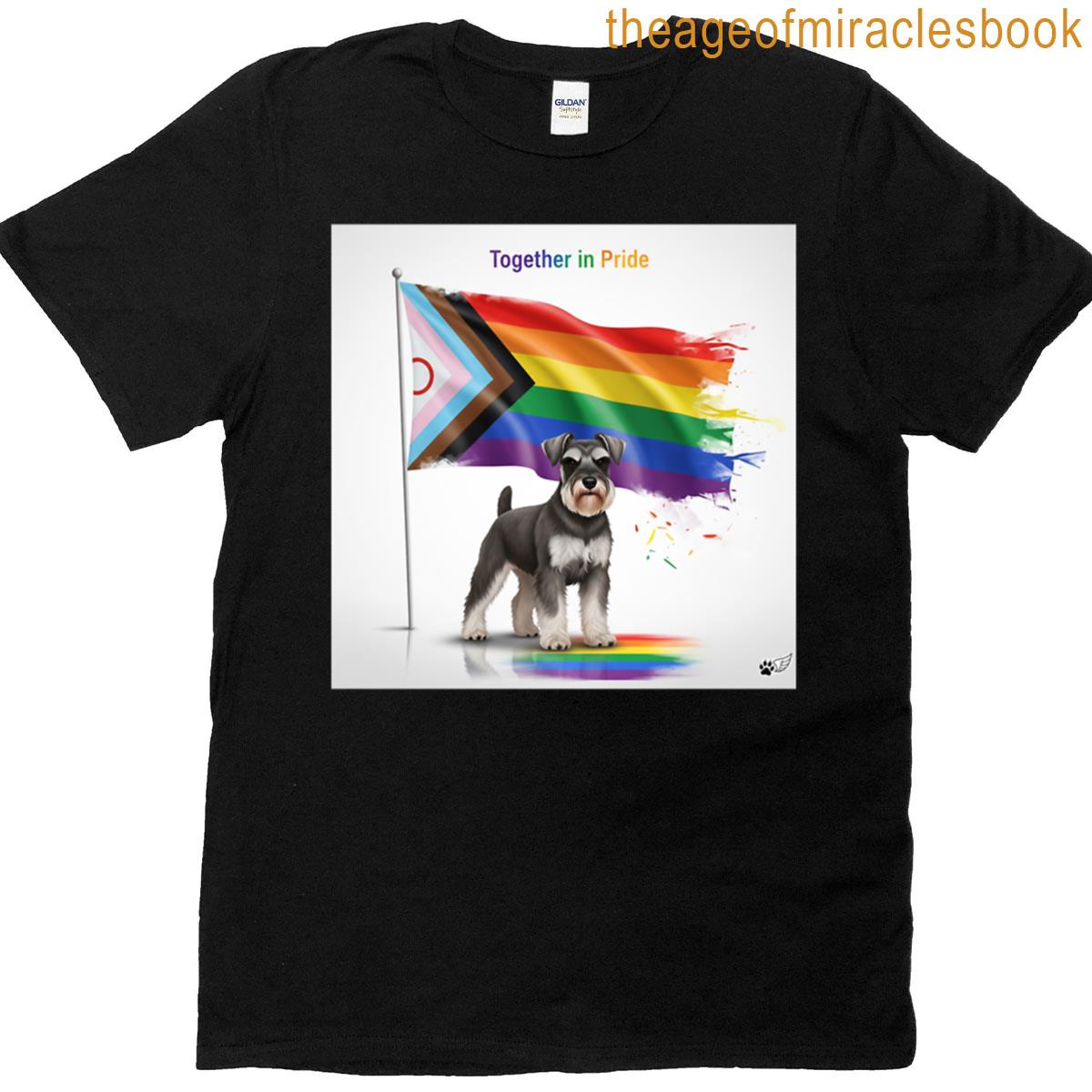 Schnauzer With Pride United Flags Edition T-shirt