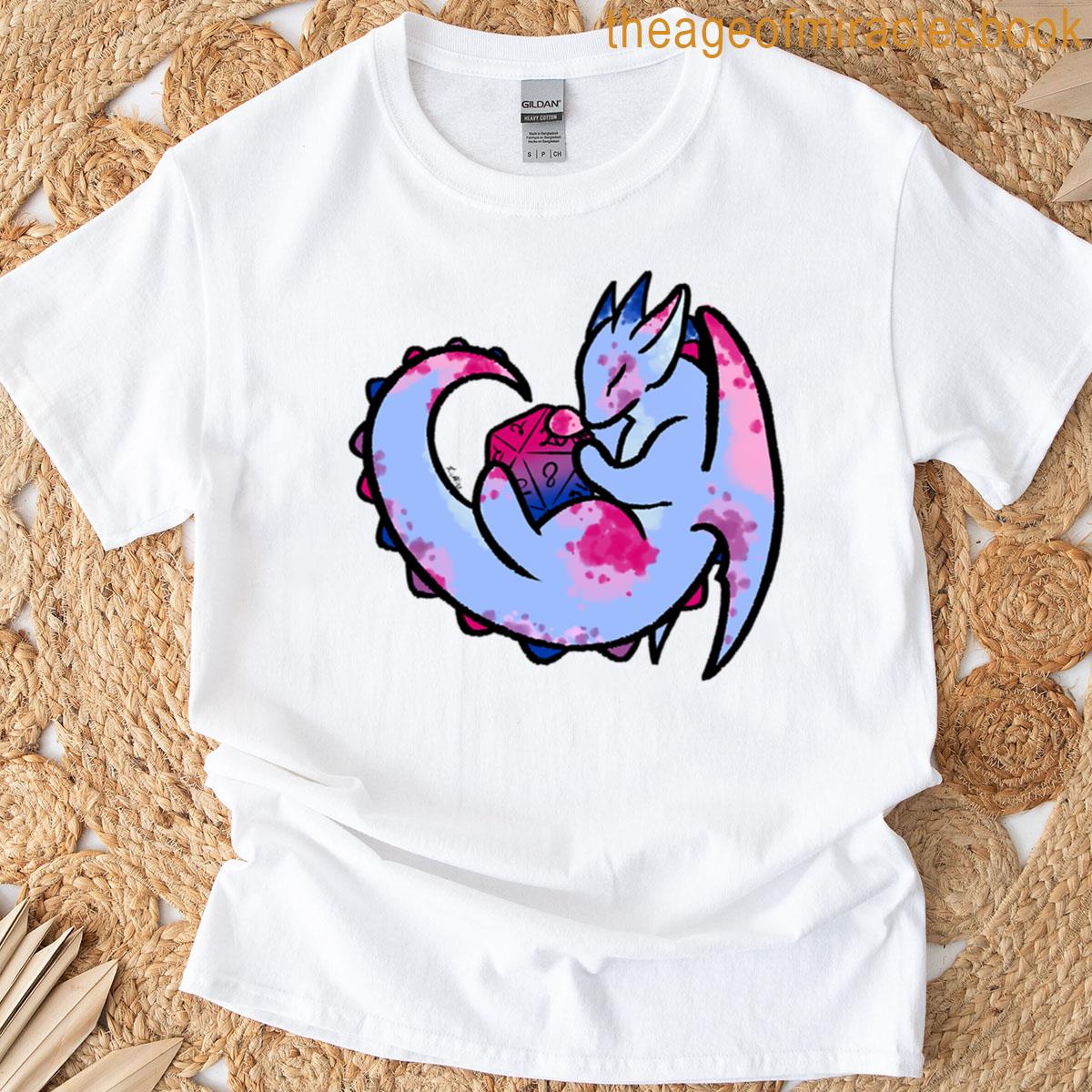 Spring Sky D20 Dragon Oversized T-shirt