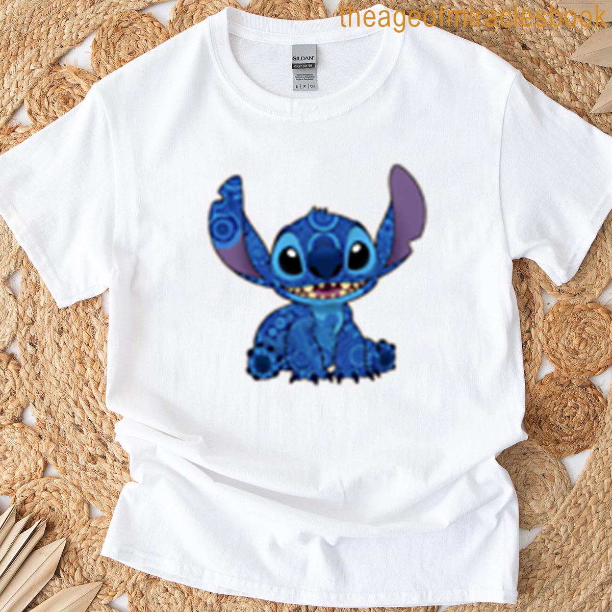 Stitch In Aboriginal Art Style T-shirt