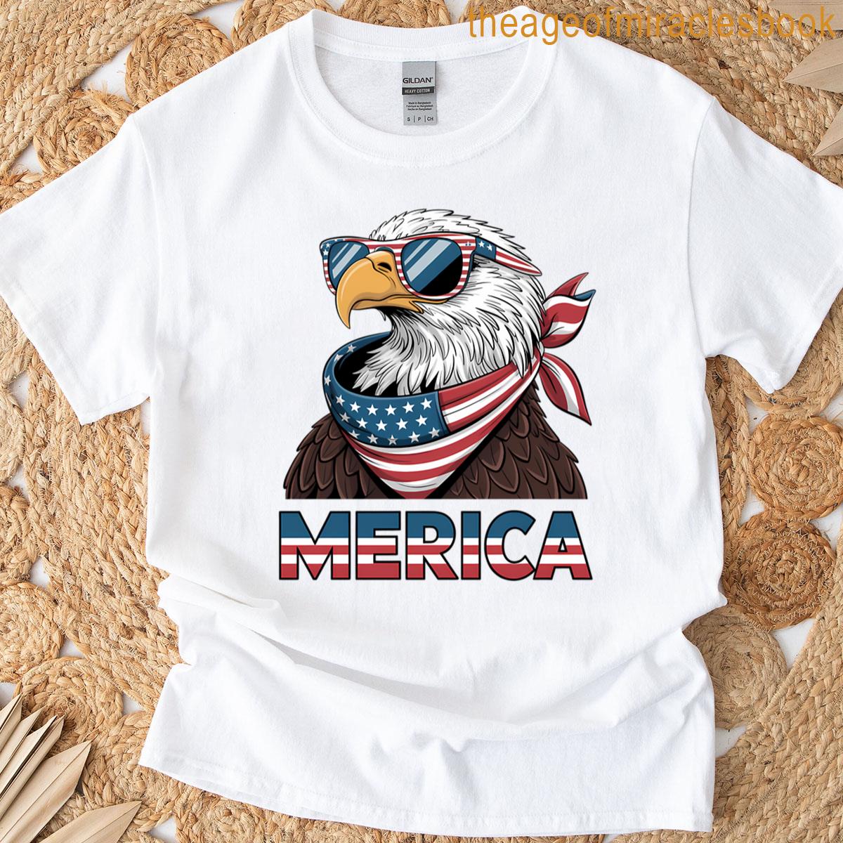 American Eagle Sign And Badge T-shirt