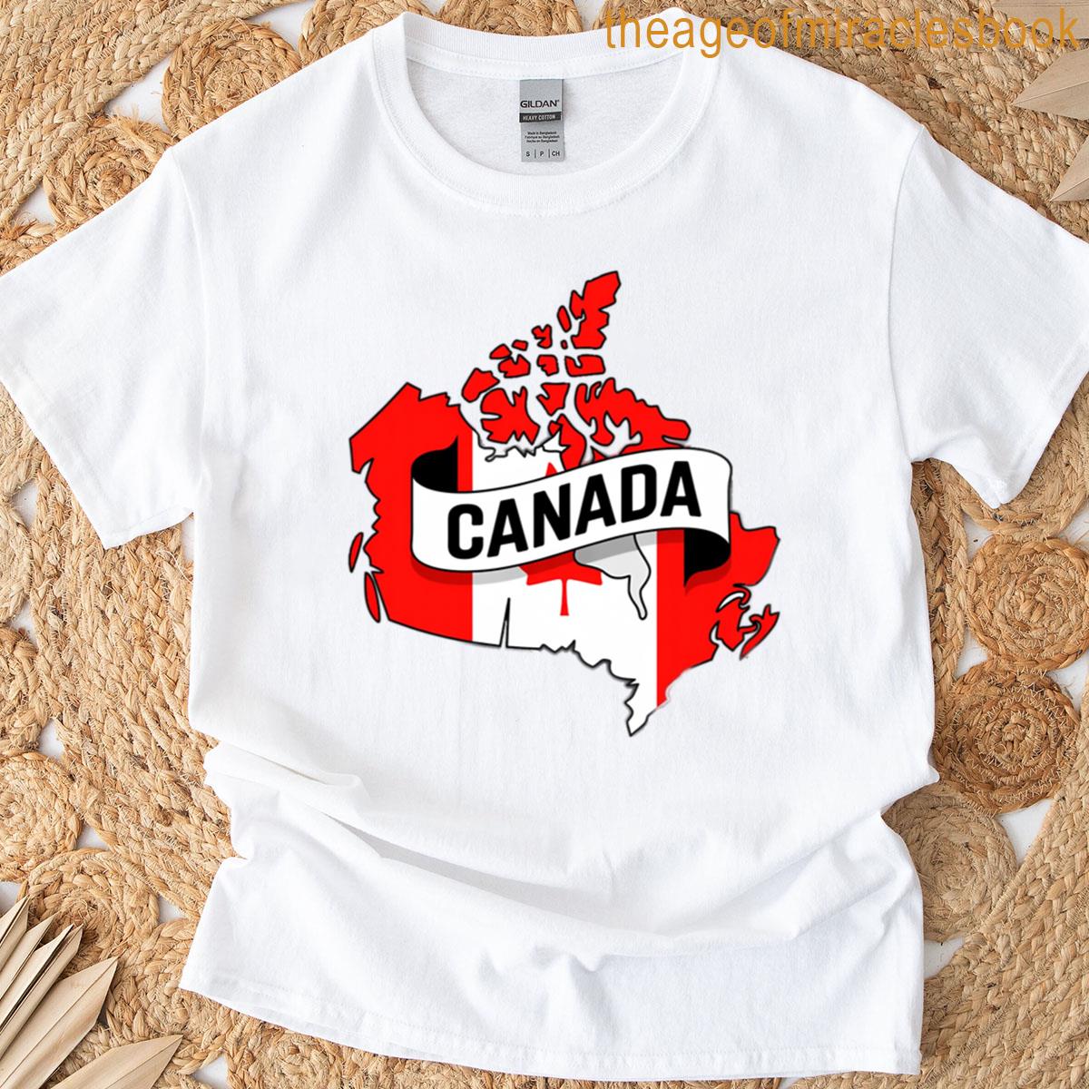 Canada Flag Map T-shirt
