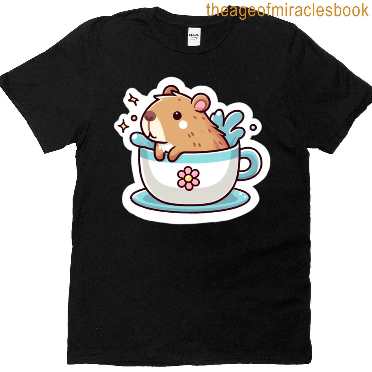 Capybara In A Teacup T-shirt