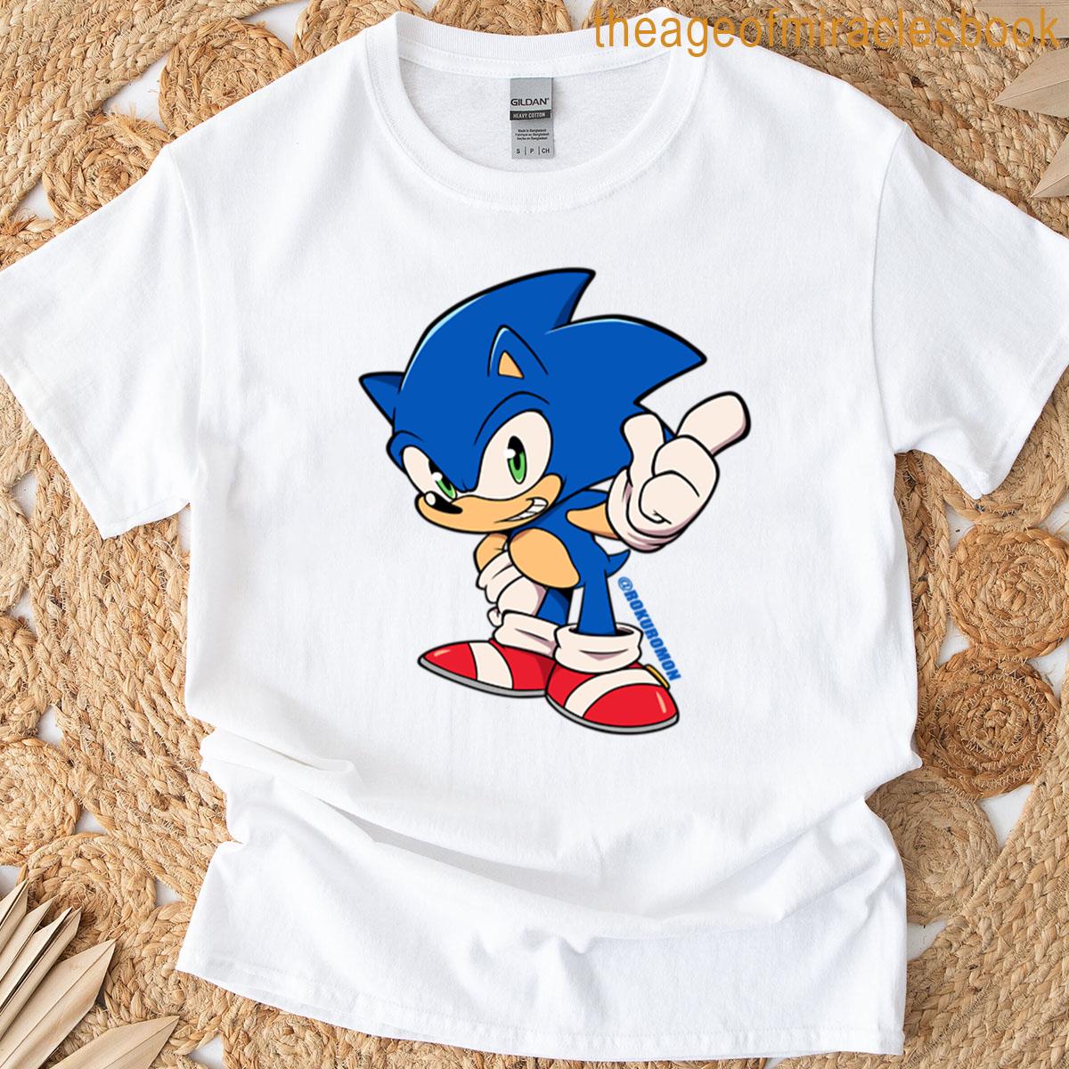 Chibi Sonic Stiker T-shirt