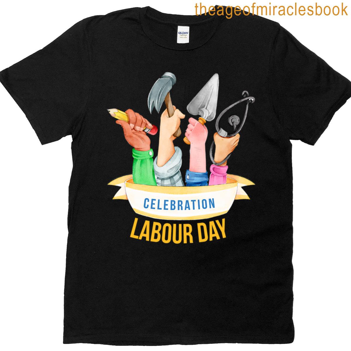 Labor Day Celebration Workers Tools Graphic T-shirt