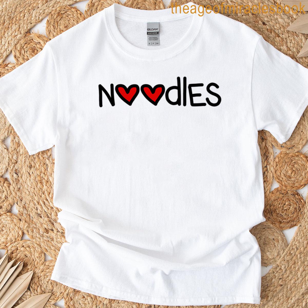 Noodles Love Hearts T-shirt