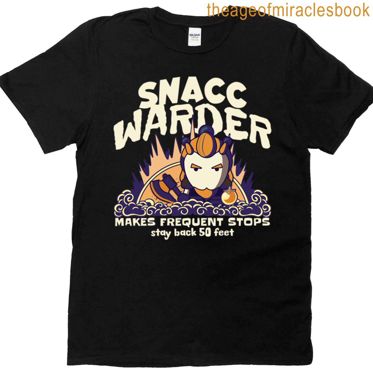 Snacc Warder – Frequent Stops T-shirt