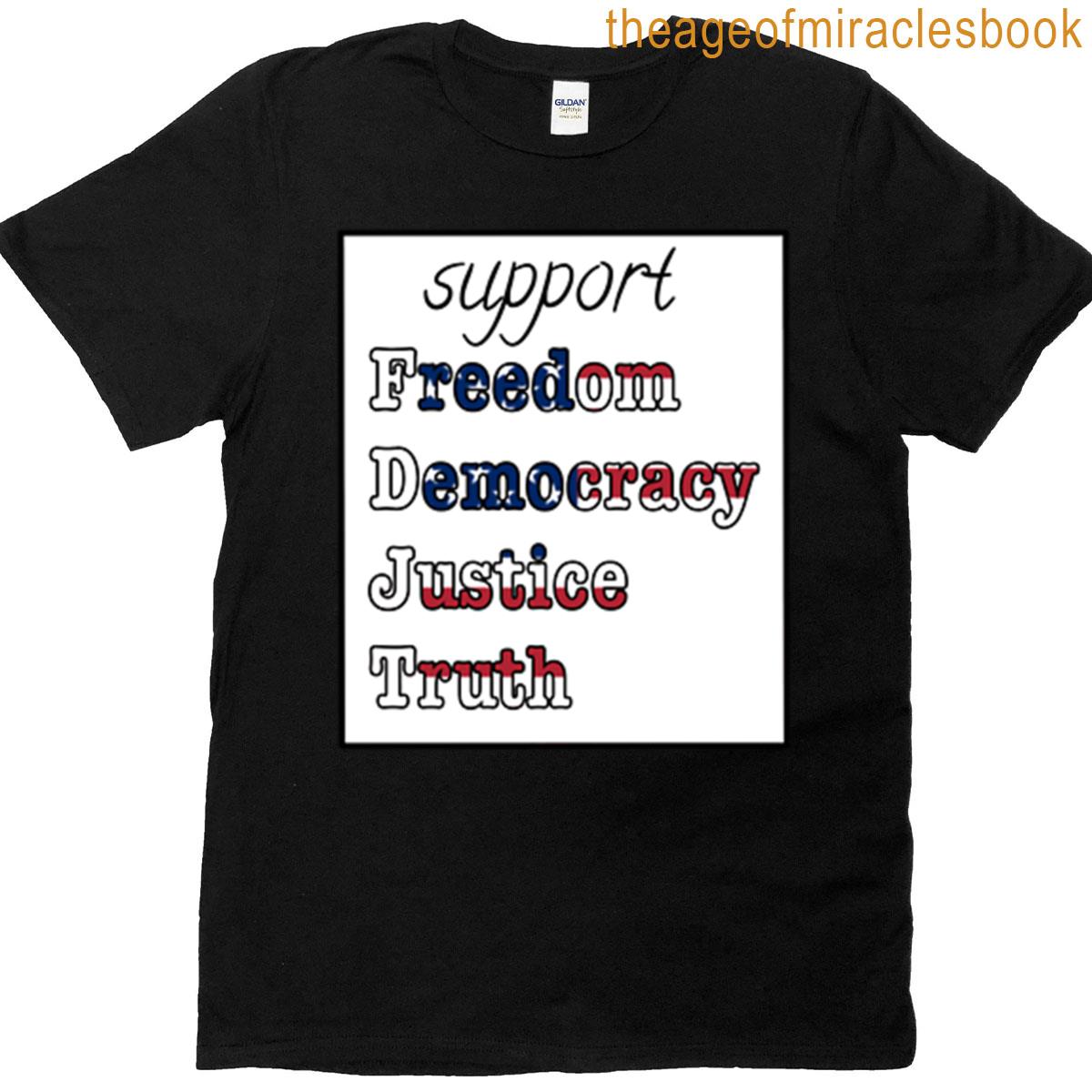 Support The Right Things 86 The Wrong Things T-shirt