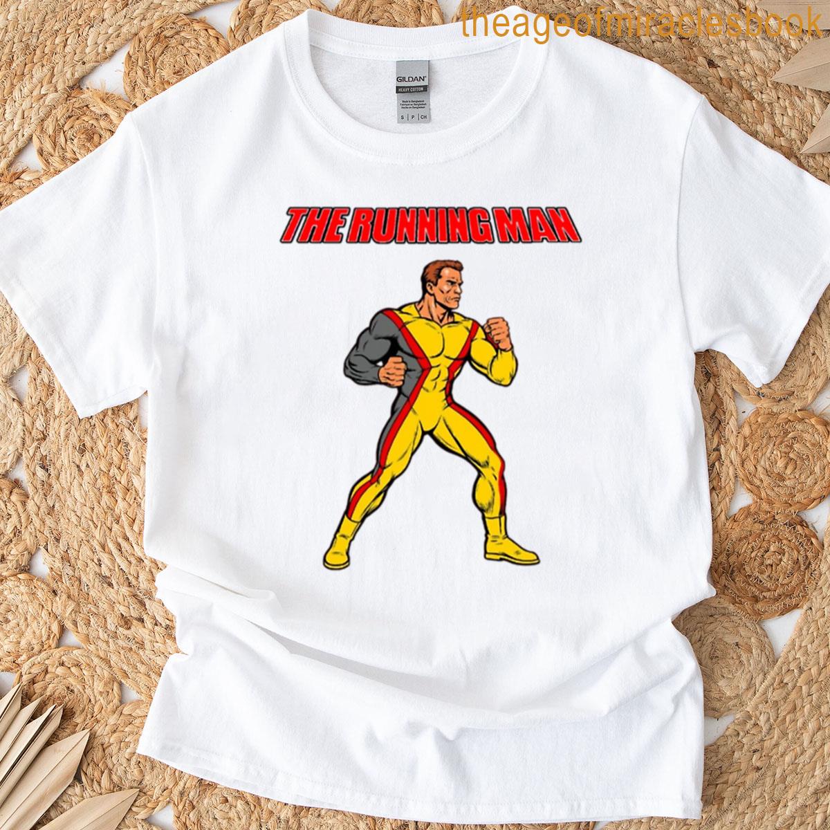 The Running Man Arnold Schwarzenegger Comic Book Version T-shirt