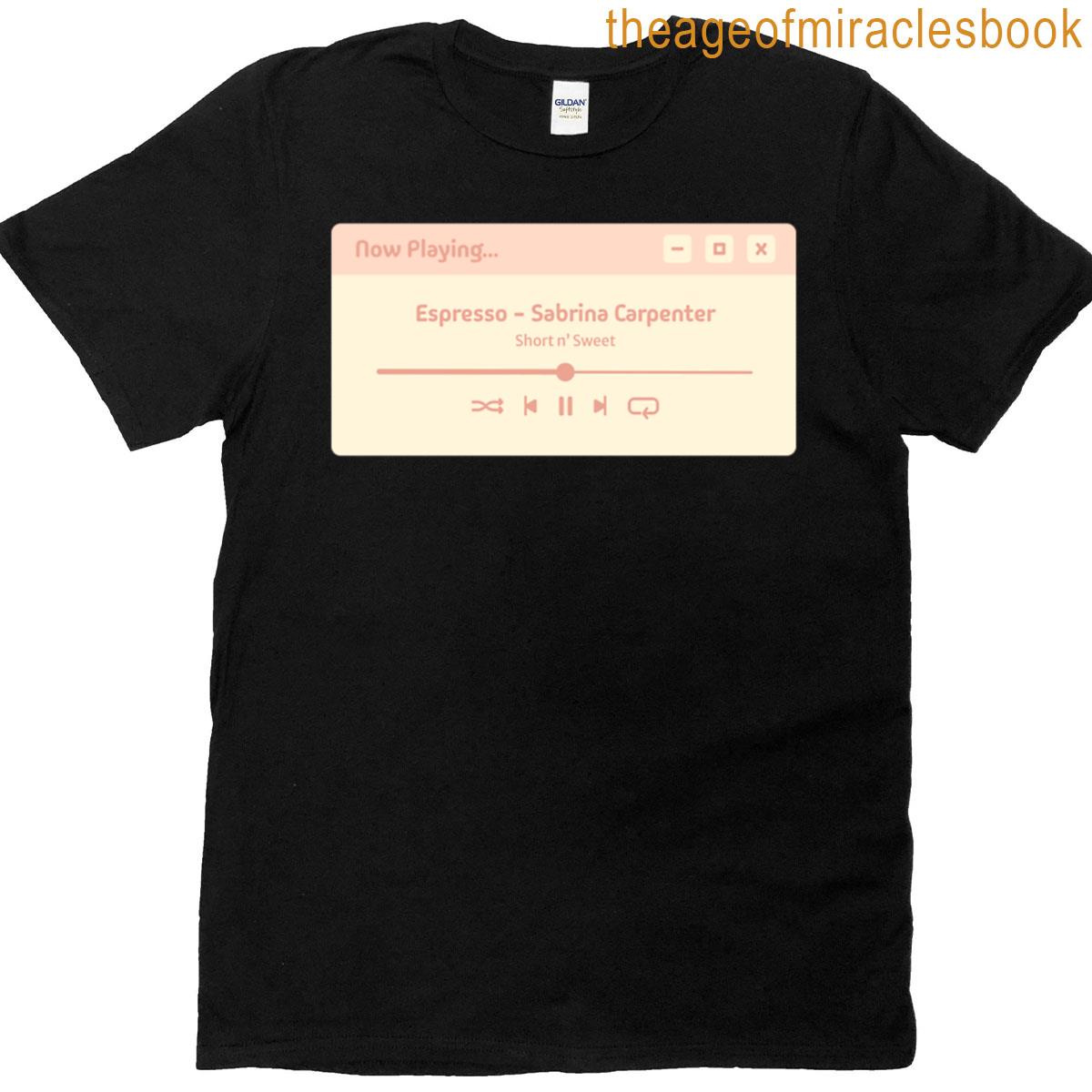 Espresso – Music Player Window T-shirt