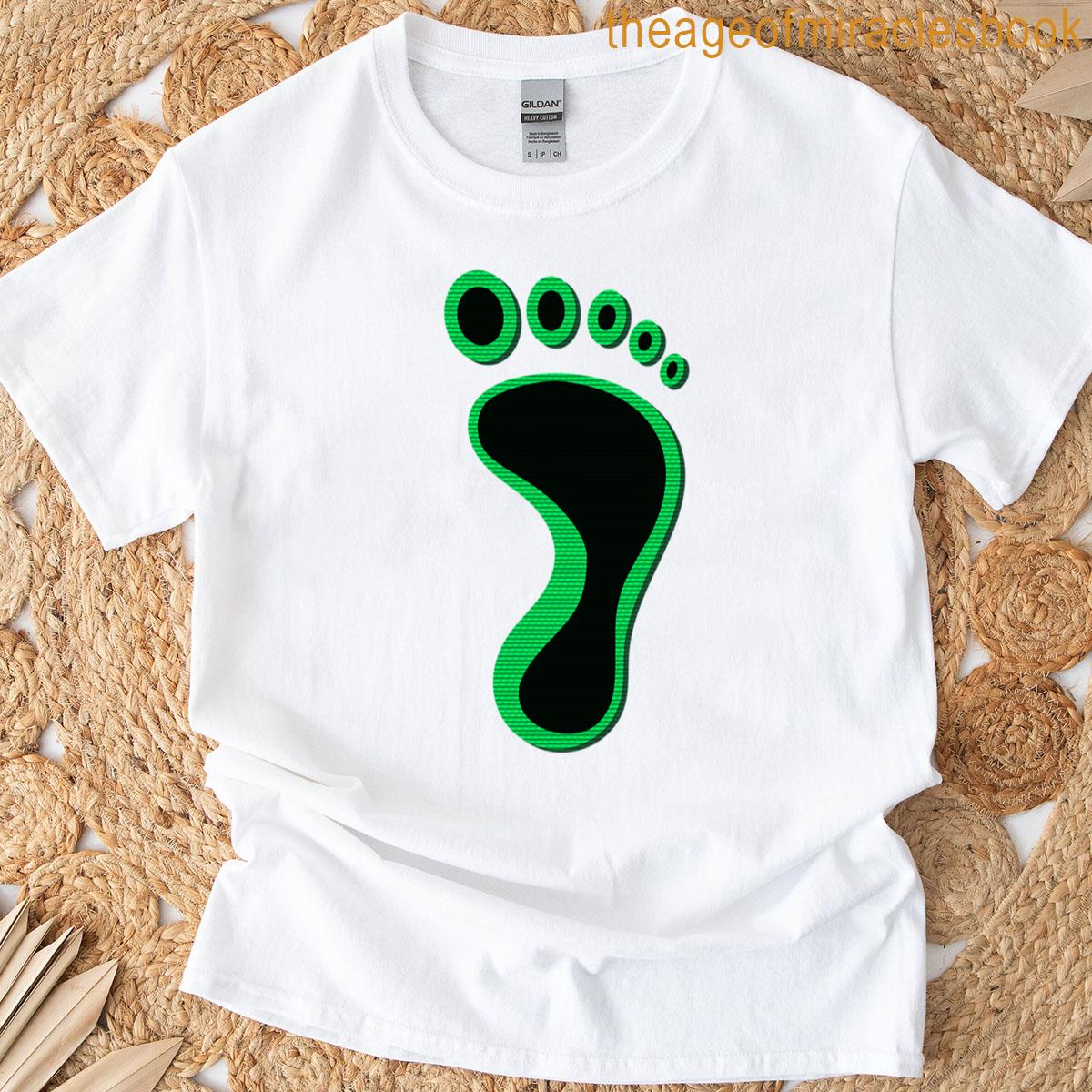 Footprintstudio Logo Scan Line Matrix T-shirt
