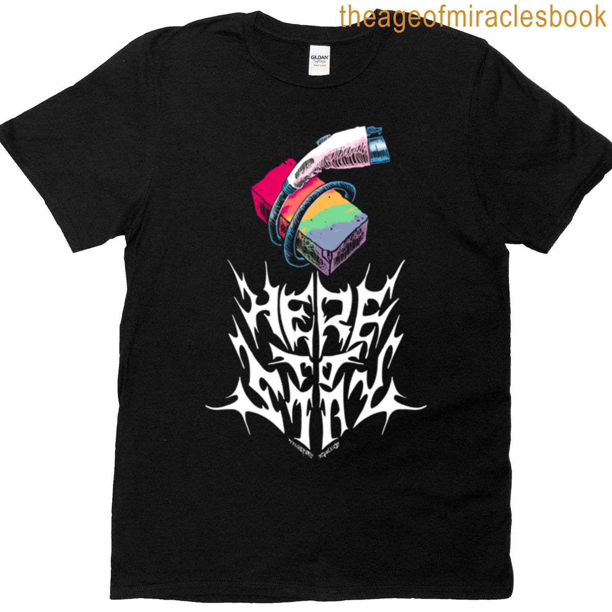 Here To Stay – Pride Flag Version T-shirt