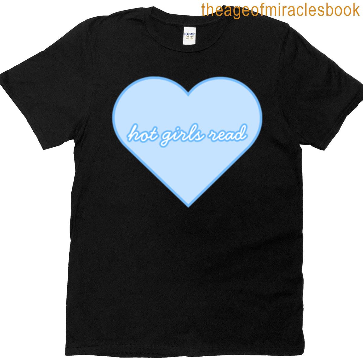 Hot Girls Read Blue T-shirt